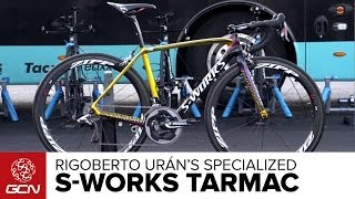 Rigoberto Uráns Specialized SWorks Tarmac [upl. by Ereynihc29]