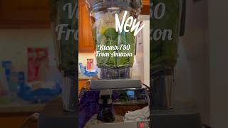 My new vitamix 750 Making a green smoothie shorts greens smoothie vitamix [upl. by Lapo]