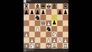 Magnus Carlsen 2852 vs Ioun 2514 chessgrandmaster chessman magnuscarlsen chessboard [upl. by Glendon]