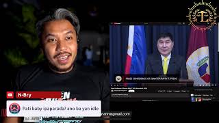 SEN TULFO ALISTO SA ESCALADE NA PLATE NO 7 NAG TSISMIS PRESS CONFERENCE [upl. by Crescin]