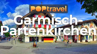 Walking in GARMISCHPARTENKIRCHEN  Germany 🇩🇪 4K 60fps UHD [upl. by Cigam]