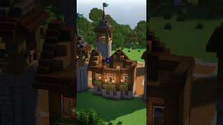 Minecraft Easy Survival Castle🏰 minecraft [upl. by Ihcur1]