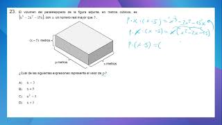 Resolución PAES Competencia Matemática M1 2022  Expresiones algebráicas 3 [upl. by Juliette]