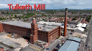 Lancashire Cotton Mills Tulketh Mill 4K [upl. by Lobel775]