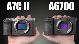 Sony A7C II vs Sony A6700  Which To Buy [upl. by Tolland]