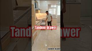 How to install tandem drawer in kitchen tandem drawer kaise lagayeshorts kitchen shortsviral [upl. by Nerro]