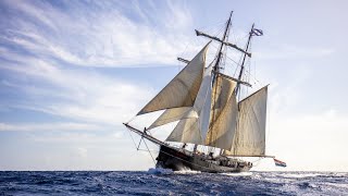 TALL SHIP WYLDE SWAN Worlds Largest Top Sail Schooner [upl. by Aoniak345]