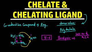 chelate and chelating ligand [upl. by Infield]