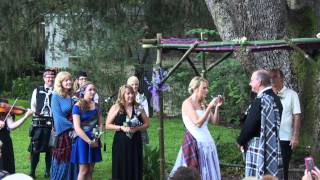 Celtic fiddle at wedding with quaich [upl. by Orelee489]