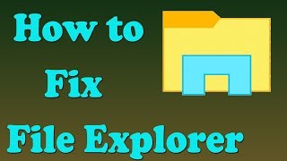 How to Fix File Explorer not Working in Windows 10 [upl. by Hasen]