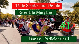 1 Desfile del 16 de Septiembre 2024 danzas baile tradicionales [upl. by Gigi624]