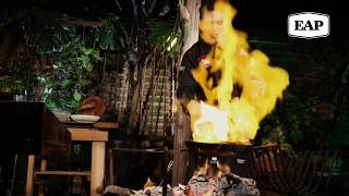 Cómo hacer Panqueque de Manzana a la PARRILLA  ESCUELA ARGENTINA DE PARRILLEROS [upl. by Goto933]