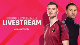 Press Conference with Thomas Meunier amp Domenico Tedesco 🇧🇪🎙️  REDDEVILS [upl. by Isolda]