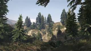 Video Game Ambience Asmr  GTA V Chiliad Mountain State Wilderness  Relaxing Forest Sounds [upl. by Ellitnahc]