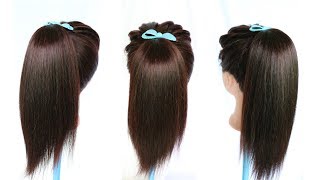 new amazing volumized high ponytail hairstyle  ponytail  cute hairstyles  hairstylehairsties [upl. by Millburn550]