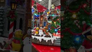 Amazing 🤩 Animated Holiday Village  Costco christmasdecorations christmas [upl. by Akelam]