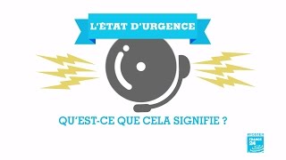 POSTER  L’État d’urgence  Qu’estce que cela signifie [upl. by Nalniuq867]