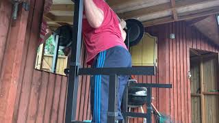 New squat PR 200kg440lbs on a 1 inch bar [upl. by Wan]