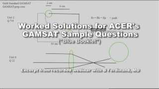 ACER GAMSAT Sample Questions Unit 8 Question 27 ebook worked solutions by Gold Standard GAMSAT [upl. by Sevein842]