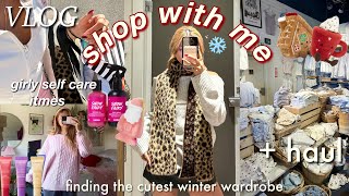 SHOPPING VLOG🧣⭐️ finding the CUTEST winter wardrobe hollister TJ Maxx cotton on lush etc [upl. by Kailey883]