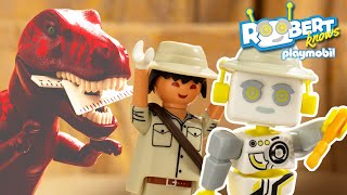 Découvre le métier du paléontologue  ROBert Sait  PLAYMOBIL en Français [upl. by Ettevy898]