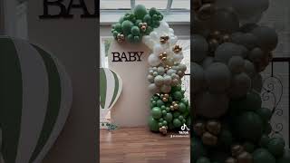 Baby shower balloon decorations ideas balloonideas babyshowerideas partydecorations [upl. by Diley603]