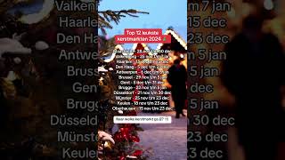 12x de leukste kerstmarkten waar JIJ heen moet 🎄  vakantiedealz [upl. by Cher]