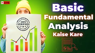 Fundamental analysis kaise kare in hindi  How to find best stocks for beginners fundamental [upl. by Nabila]