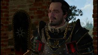 quotIts A Dealquot  Geralt Meets Captain Peter Saar Gwynleve Scene  The Witcher 3 Wild Hunt [upl. by Euqimod]