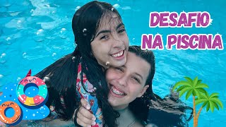 DESAFIO NA PISCINA  quem venceu [upl. by Notirb146]