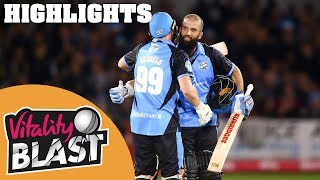 Sussex Sharks v Worcestershire Rapids  Moeen Ali Masterclass  Vitality Blast 2019  Highlights [upl. by Aube]