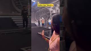 Indias got talent shoot bts🔥 ytshorts igt shorts viral [upl. by Anehc581]