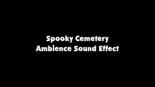 Spooky Cemetery Ambience SFX [upl. by Simaj]