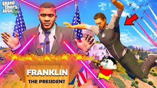 Franklins First Day As A President In Los Santos In GTA 5   GTA 5 AVENGERS [upl. by Rebmeced]