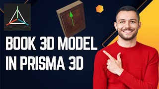 How To Make Book 3D Model In Prisma 3d  Easy Tutorial [upl. by Margette322]