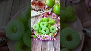 Golosinas de manzana ácida 🍏 recetas recetasfaciles kawaii [upl. by Bekha]