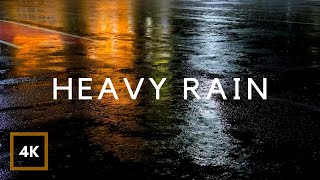 HEAVY RAIN at Night 10 Hours for Sleeping Relax Study insomnia Reduce Stress Heavy Rain Sounds [upl. by Andriette531]