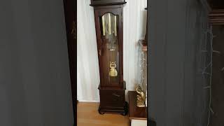 Standuhr Grandfather Clock Interclock Westminster Chime Germany [upl. by Eerhs]