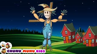 Dingle Dangle Scarecrow  Chunu Munu Kids  Nursery Rhymes And Kids Songs  Kids Cartoon video song [upl. by Hasin578]