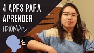 4 aplicativos para ESTUDAR IDIOMAS [upl. by Winters]