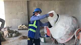 Mix mortar for plastering [upl. by Nats]