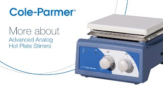 How Does The ColeParmer Advanced Analog Stirrers Benefit Your Lab [upl. by Lorimer]