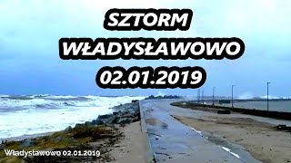 Władysławowo Sztorm 02012019 [upl. by Culliton]