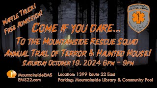 2024 Mountainside Rescue Squad Haunted Trail [upl. by Kosaka]