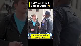 Kid Selling Beer Prank 😂 prank funny shortsvideo prankshorts [upl. by Yattirb]