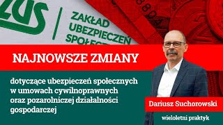 Umowy zlecenie a umowa o dzieło  kiedy ZUS może oskładkować umowę o dzieło  Dariusz Suchorowski [upl. by Lah]