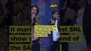 🎤 Timothee Chamalet and Marcello Hernandez rap in SNL [upl. by Llednil707]