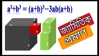 a3b3 সূত্রের চমকপ্রদ প্রমাণ  Proof of the formula a3b3 [upl. by Rofotsirk107]