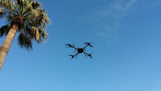 FX8 X8 Multirotor Frame  U7 420KV DJI A2 Test 8S [upl. by Lednahc]