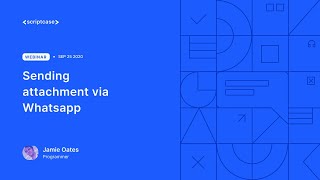 Scriptcase  Sending attachment by whatsapp [upl. by Cleodel]